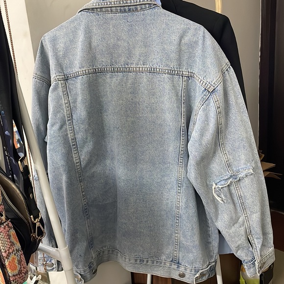 TRF denim oversize jacket - Picture 5 of 8